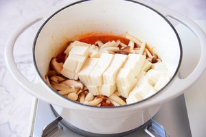 Concentrated Tomato, Mushroom and Tofu Soup recipe