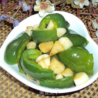 Green Pepper Garlic recipe