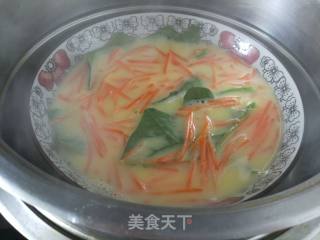 Vegetable Steamed Egg recipe