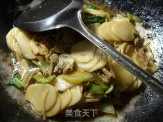 Stir-fried Rice Cake with Vegetables recipe