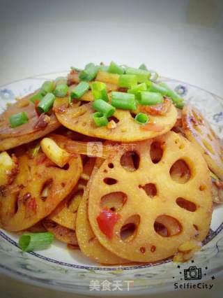 Dry Pot Lotus Root Slices recipe