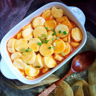 Japanese Tofu with Tomato Sauce recipe