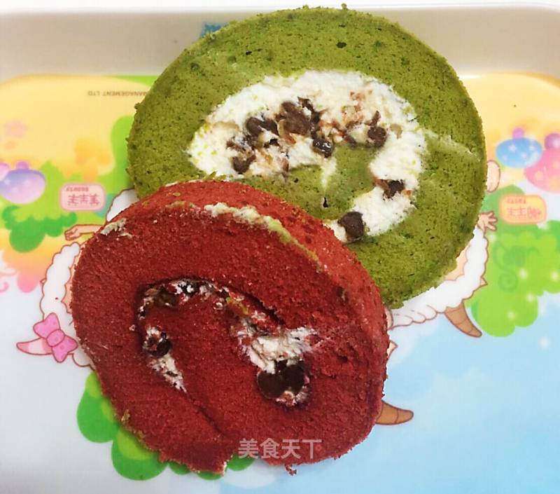 Matcha Cream Honey Bean Roll recipe