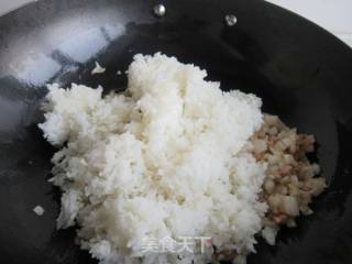 Fried Rice with Sauerkraut and Minced Pork recipe