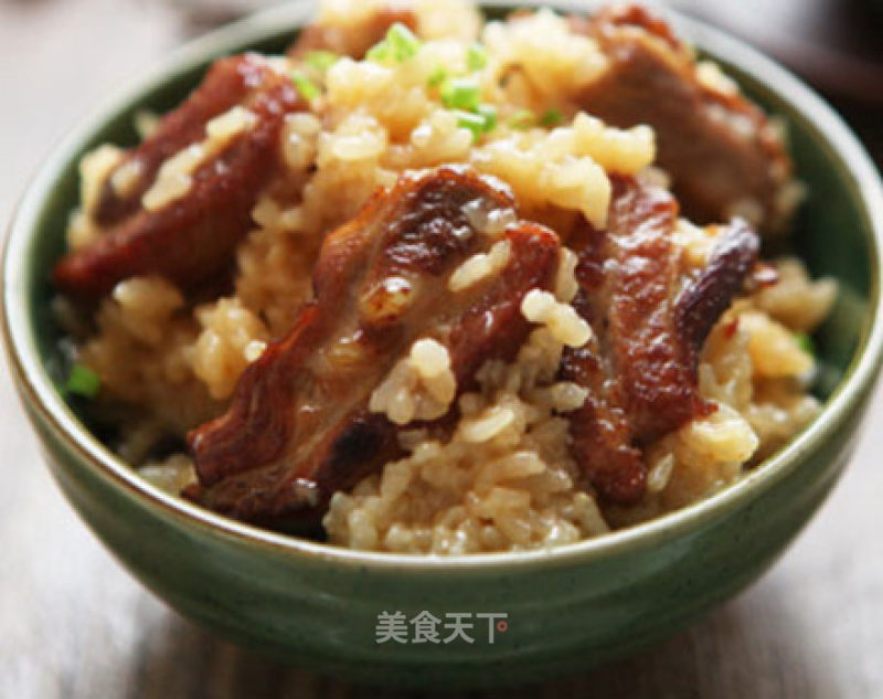 Spiced Ribs Braised Rice recipe