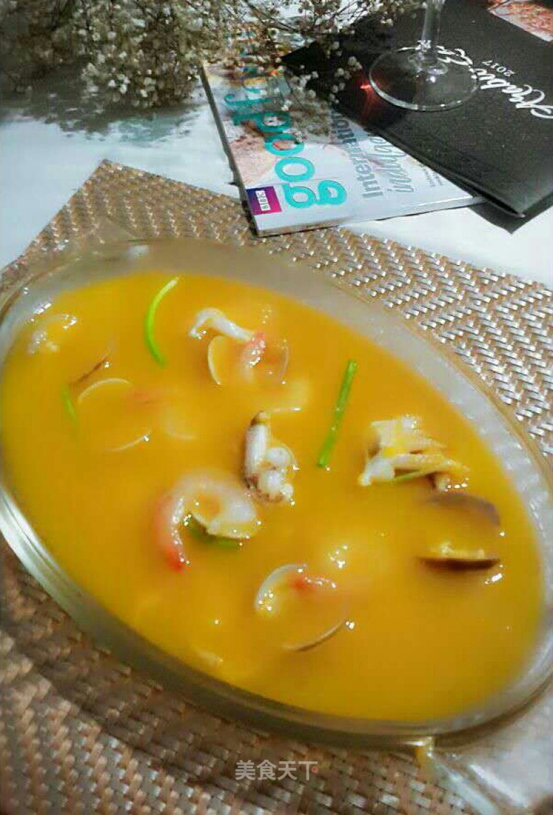 Pumpkin Seafood Soup