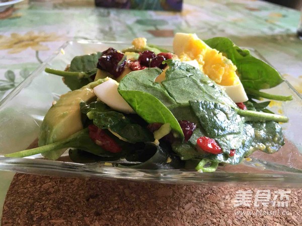 Baby Spinach and Avocado Salad recipe