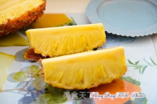 Juicer Recipe-pineapple, Melon, Tangerine Peel Drink recipe