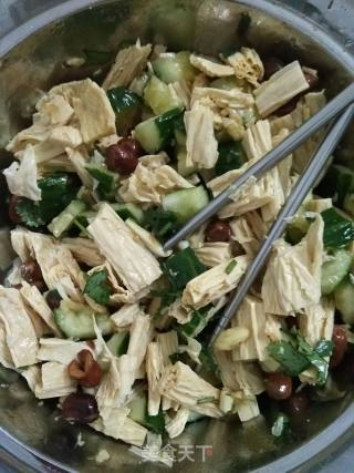 #花样美食# Cold Yuba and Cucumber recipe