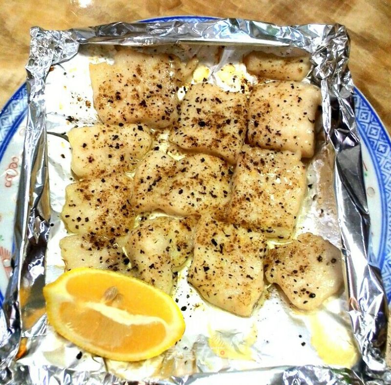 #aca烤明星大赛#grilled Fish with Lemon Fragrant Ginger Sauce recipe