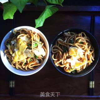 Stir-fried 饹 with Scallion Oil recipe