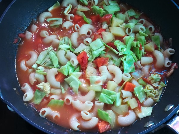 Vegetable Pasta Soup丨bawang Supermarket recipe