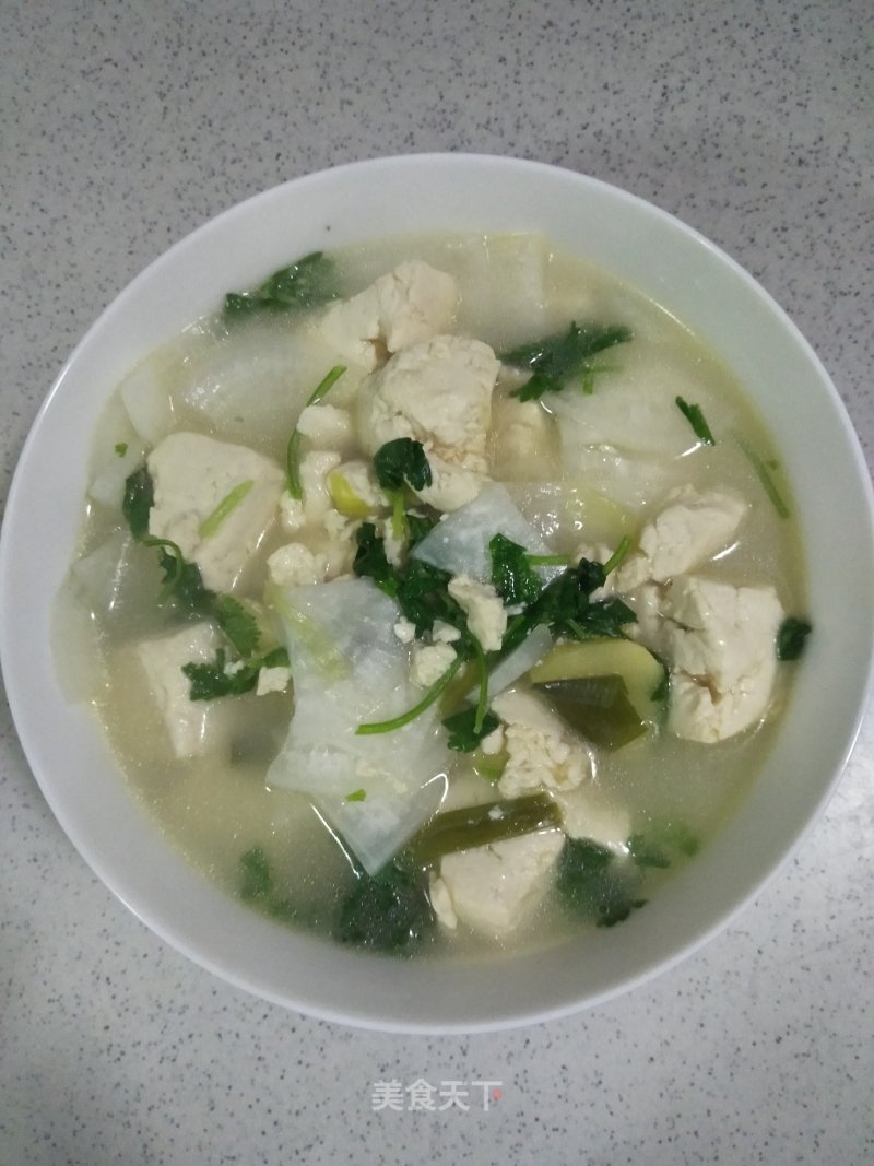 White Radish Stewed Tofu