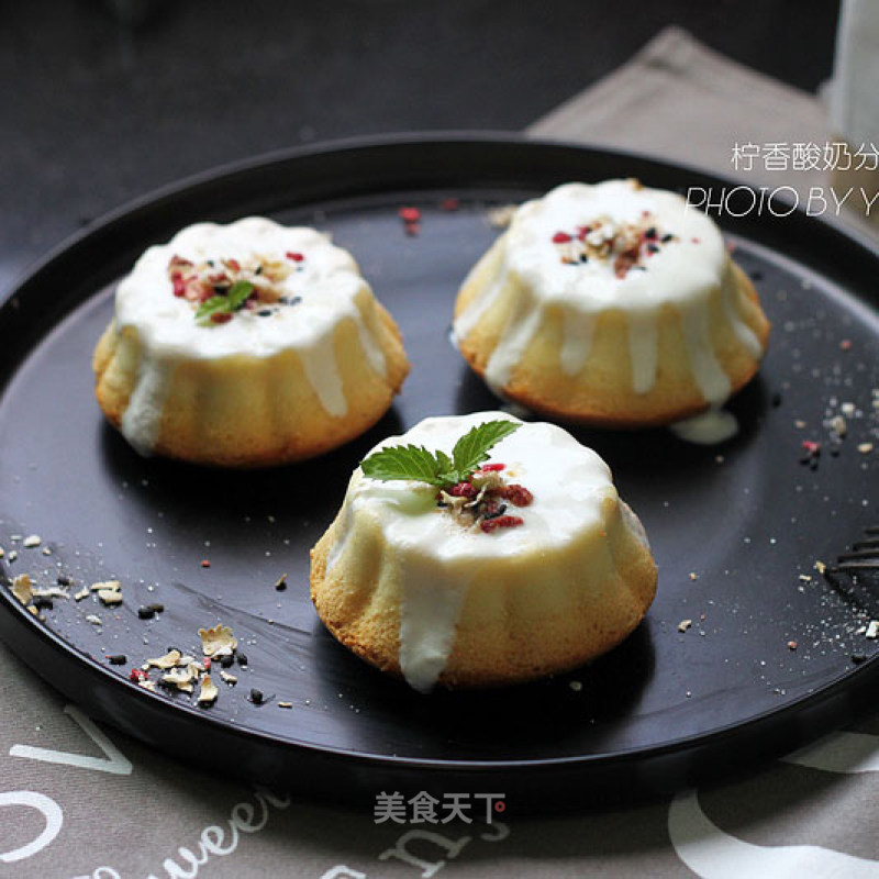 #新良婚纱大赛# Lemon Fragrant Yogurt Egg Split Sponge Cake recipe