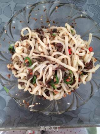 Beef Noodles with Raw Pepper recipe