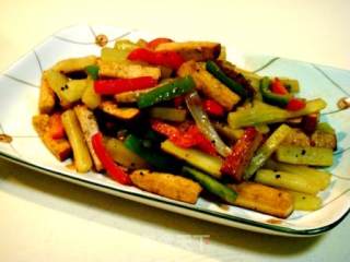 Private Dish "black Pepper Fragrant Dried Bamboo Shoots" recipe