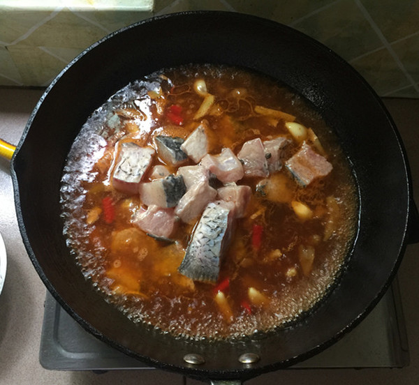 Boiled Fish with Tofu in Pickled Pepper and Sour Soup recipe