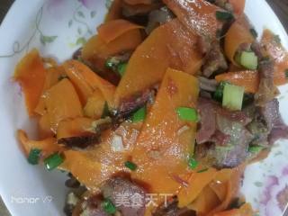Sausage Fried Carrots recipe