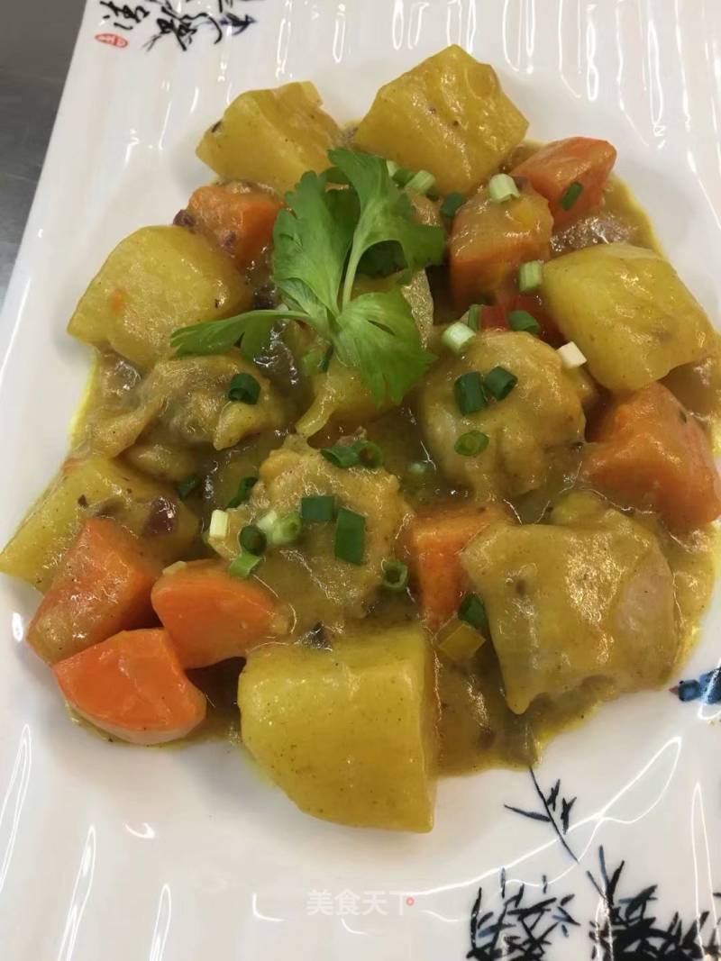 Curry Potato Chicken Nuggets recipe