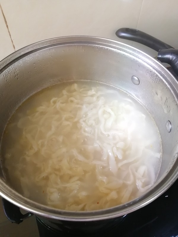 Handmade Noodles in Clear Soup recipe