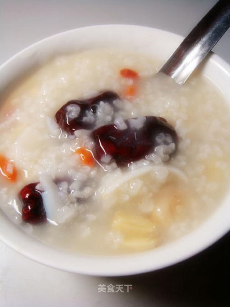 Nutritious Breakfast-red Dates and Wolfberry Porridge recipe