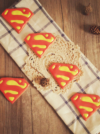 Superman Icing Cookies