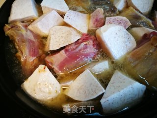Easy Lai Taro and Cured Duck Pot recipe