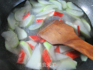 Crab Sticks Boiled Vermicelli recipe