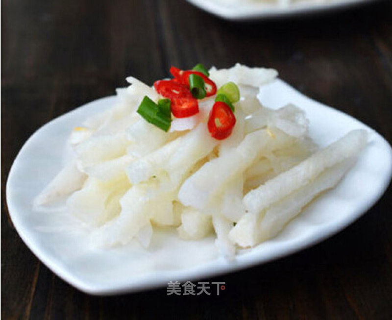 Fruit Lotus Root Mixed with Pear Shreds recipe