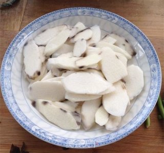 Fried Fungus with Yam recipe