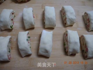 Ham and Scallion Roll recipe