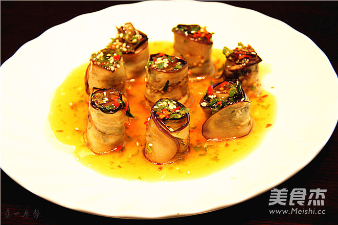 Suxinju Quiet Cool Summer Nine-layer Pagoda Fried Eggplant Roll recipe