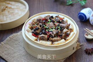 Steamed Tofu with Tempeh Ribs recipe