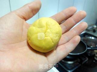 Children's Favorite-pumpkin Glutinous Rice Bean Paste Cake recipe