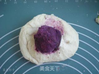 Fancy Purple Potato Braid Bun recipe