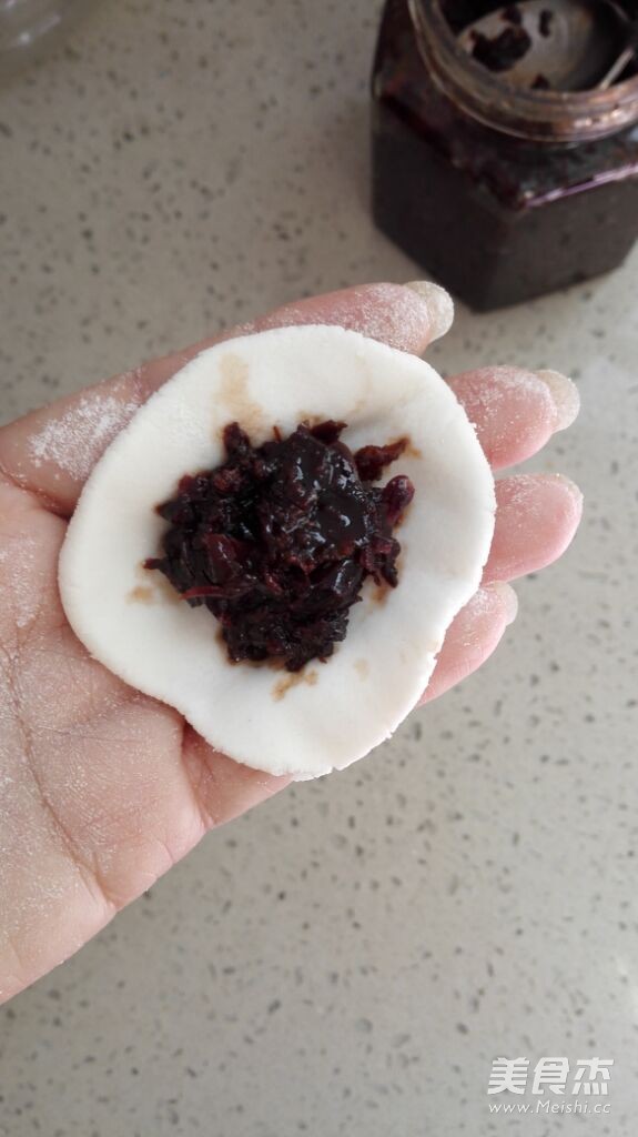 Rose Honey Glutinous Rice Balls recipe