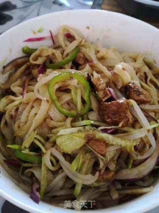 Private Low-fat Chicken Fried Noodles recipe