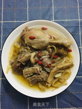 Sand Ginseng Yuzhu Old Duck Soup recipe