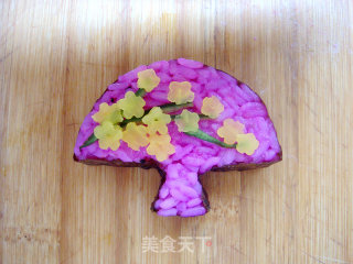 Plum, Orchid, Bamboo and Chrysanthemum [flower Sushi] recipe