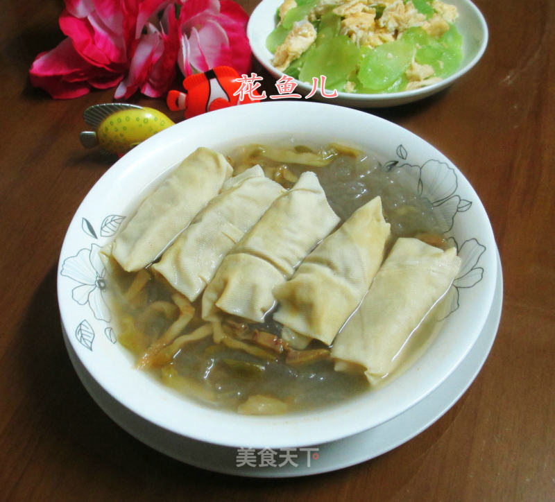 Mustard Noodles and Boiled Vermicelli recipe