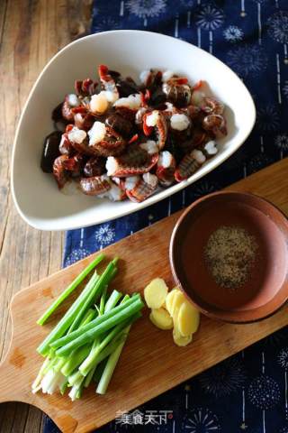 Stir-fried Shrimp Balls with Scallion and Salt recipe