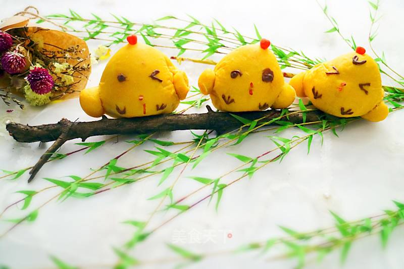 Chicken Squeezed Red Bean Paste Bread recipe