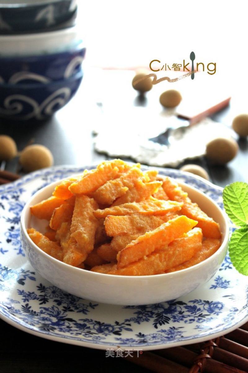Baked Pumpkin with Salted Egg Yolk