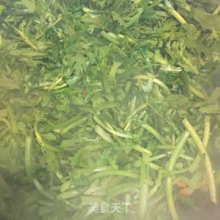 Garlic Chrysanthemum recipe