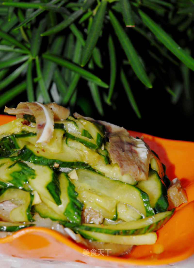 Pork Ears Mixed with Cucumber recipe