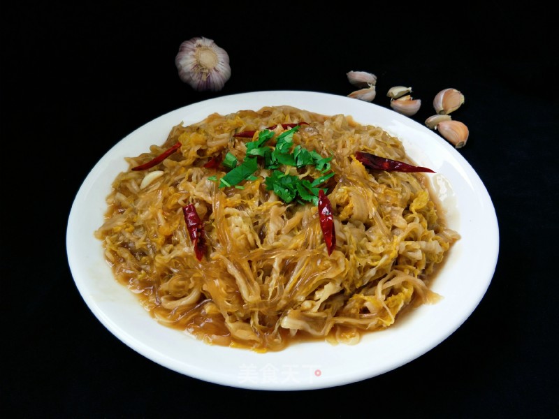 "sweet and Sour Food" Fried Noodles with Pickled Cabbage