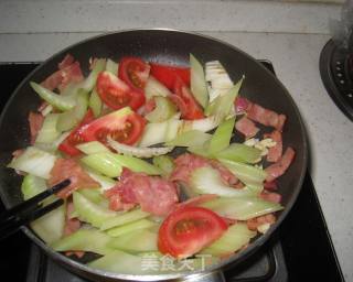Stir-fried Celery with Bacon recipe
