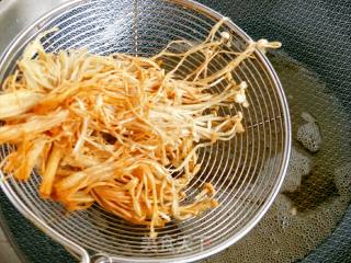 Fried Enoki Mushroom recipe