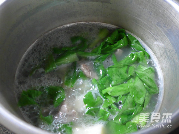 Vegetable Core Yam Keel Soup recipe