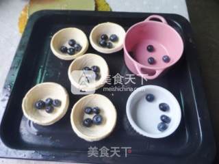 #aca烤明星大赛#blueberry Egg Tart recipe